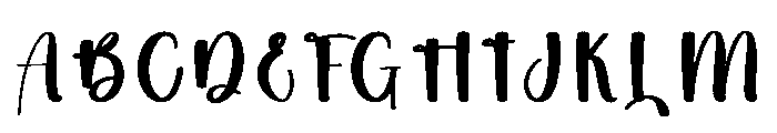 Planner1 Font UPPERCASE