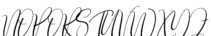 Planner Font UPPERCASE