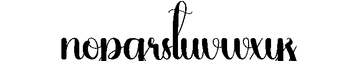 Plantation Font LOWERCASE
