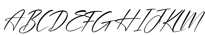 Plasmatic Signature Italic Font UPPERCASE