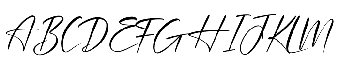 Plasmatic Signature Font UPPERCASE