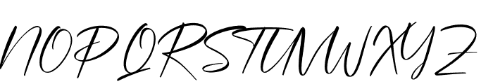 Plasmatic Signature Font UPPERCASE