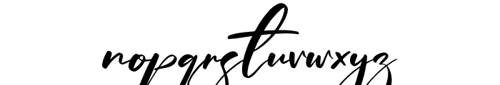 Plasmatic Signature Font LOWERCASE