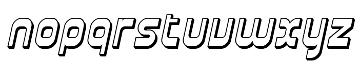 Plasmatica Shaded Italic Font LOWERCASE