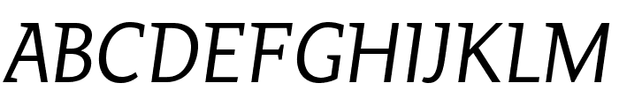 PlatanBG-Italic Font UPPERCASE