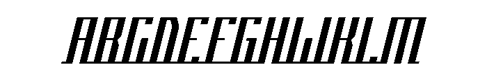 Platform Eight Connection Font UPPERCASE
