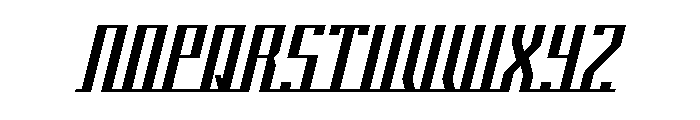 Platform Eight Connection Font UPPERCASE