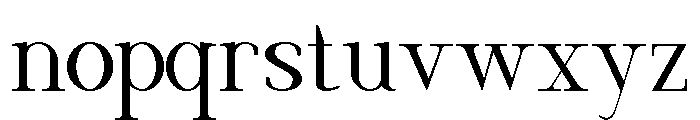 Platinum Ivory Demo Font LOWERCASE