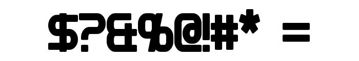 Plavsky Condensed Bold Font OTHER CHARS