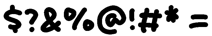 Play Area Font OTHER CHARS
