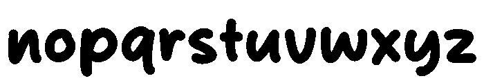 Play Area Font LOWERCASE
