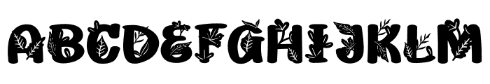 Play Leaves Personal Use Font UPPERCASE
