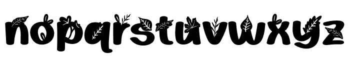 Play Leaves Personal Use Font LOWERCASE