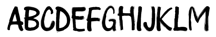 Play all day Regular Font LOWERCASE