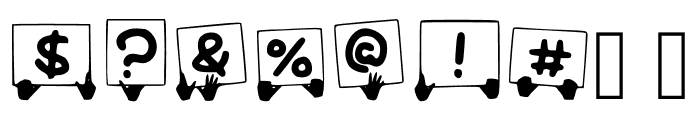 Play sign Font OTHER CHARS