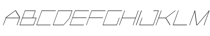 Player 1 Up Condensed Italic Font UPPERCASE