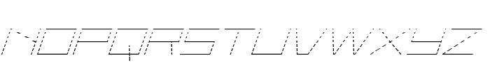 Player 1 Up Gradient Italic Font UPPERCASE