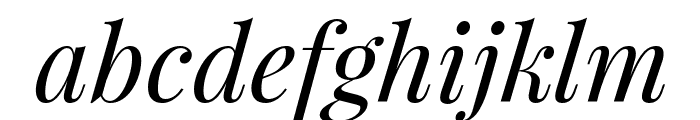 Playfair Display Italic Font LOWERCASE