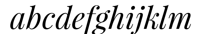 PlayfairDisplay-Italic Font LOWERCASE