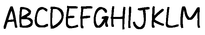 Playful Lines Font UPPERCASE