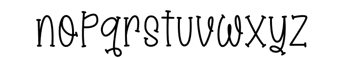 Playful Market Font LOWERCASE