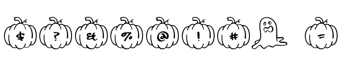 Playful*Pumpkins Font OTHER CHARS