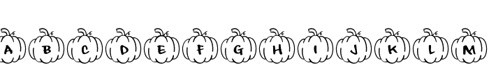 Playful*Pumpkins Font UPPERCASE