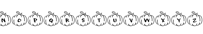 Playful*Pumpkins Font UPPERCASE