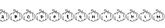 Playful*Pumpkins Font LOWERCASE