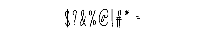 Playful2 Font OTHER CHARS