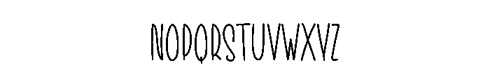 Playful2 Font LOWERCASE
