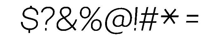 Pliant Thin Italic Font OTHER CHARS