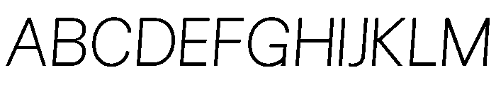 Pliant Thin Italic Font UPPERCASE