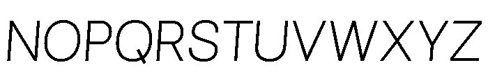 Pliant Thin Italic Font UPPERCASE