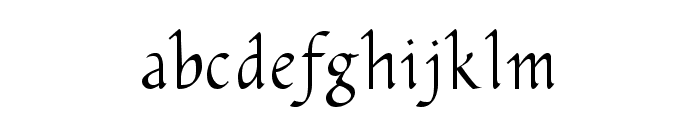 Plumeria Light Font LOWERCASE
