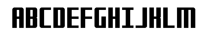 Plus Channel Regular Font UPPERCASE