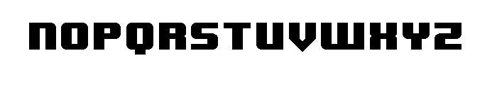 Plus Channel Regular Font LOWERCASE