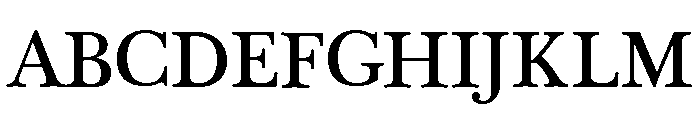 Plantagenet Cherokee Font UPPERCASE