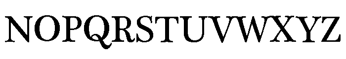 Plantagenet Cherokee Font UPPERCASE