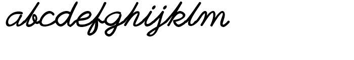 Plain Pensle Bold Italic Font LOWERCASE