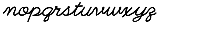 Plain Pensle Bold Italic Font LOWERCASE