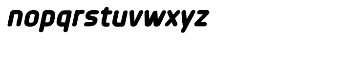 Planer ExtraBold Italic Font LOWERCASE