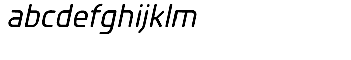 Planer Medium Italic Font LOWERCASE