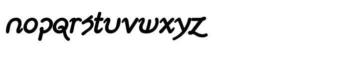 Planet Sans Bold Italic Font LOWERCASE