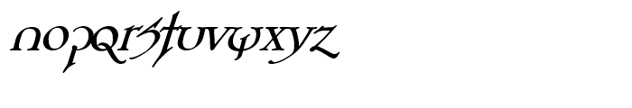Planet Serif Bold Italic Font LOWERCASE