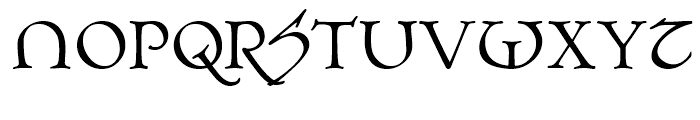 Planet Serif Bold Font UPPERCASE
