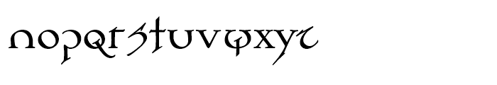 Planet Serif Bold Font LOWERCASE