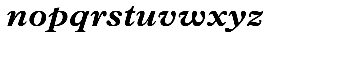 Plantin A Bold Italic Font LOWERCASE