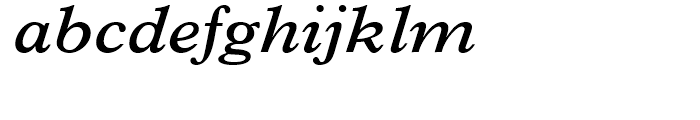 Plantin A Semibold Italic Font LOWERCASE
