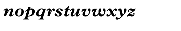 Plantin Bold Italic Font LOWERCASE
